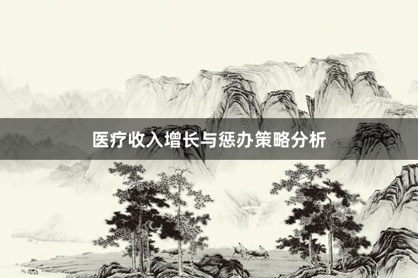 医疗收入增长与惩办策略分析